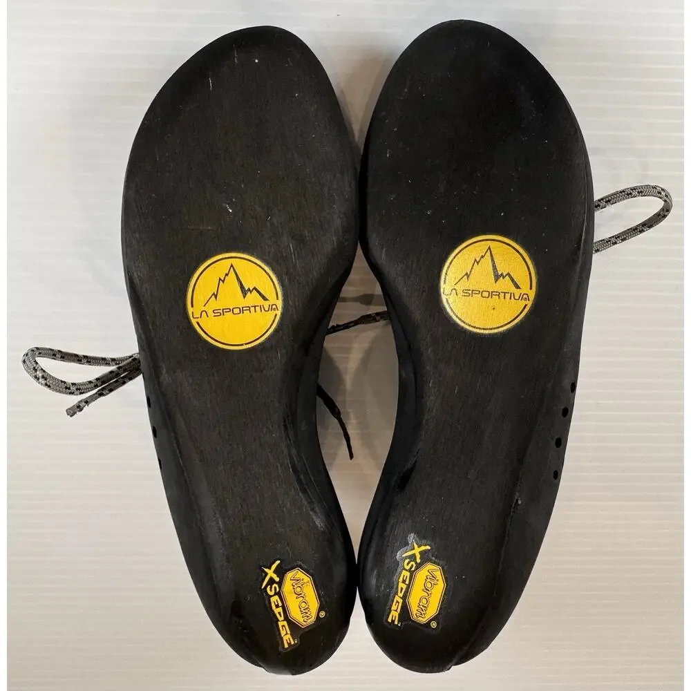 La Sportiva Nago Climbing Shoes EU 36 US Women 5.5 Men 4.5 Gray Vibram XS Edge